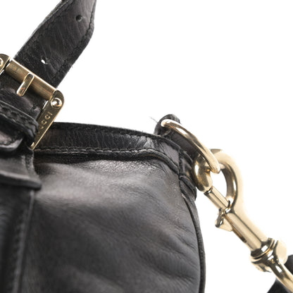 Gucci Calfskin Medium Britt Tote Black 11 of 17