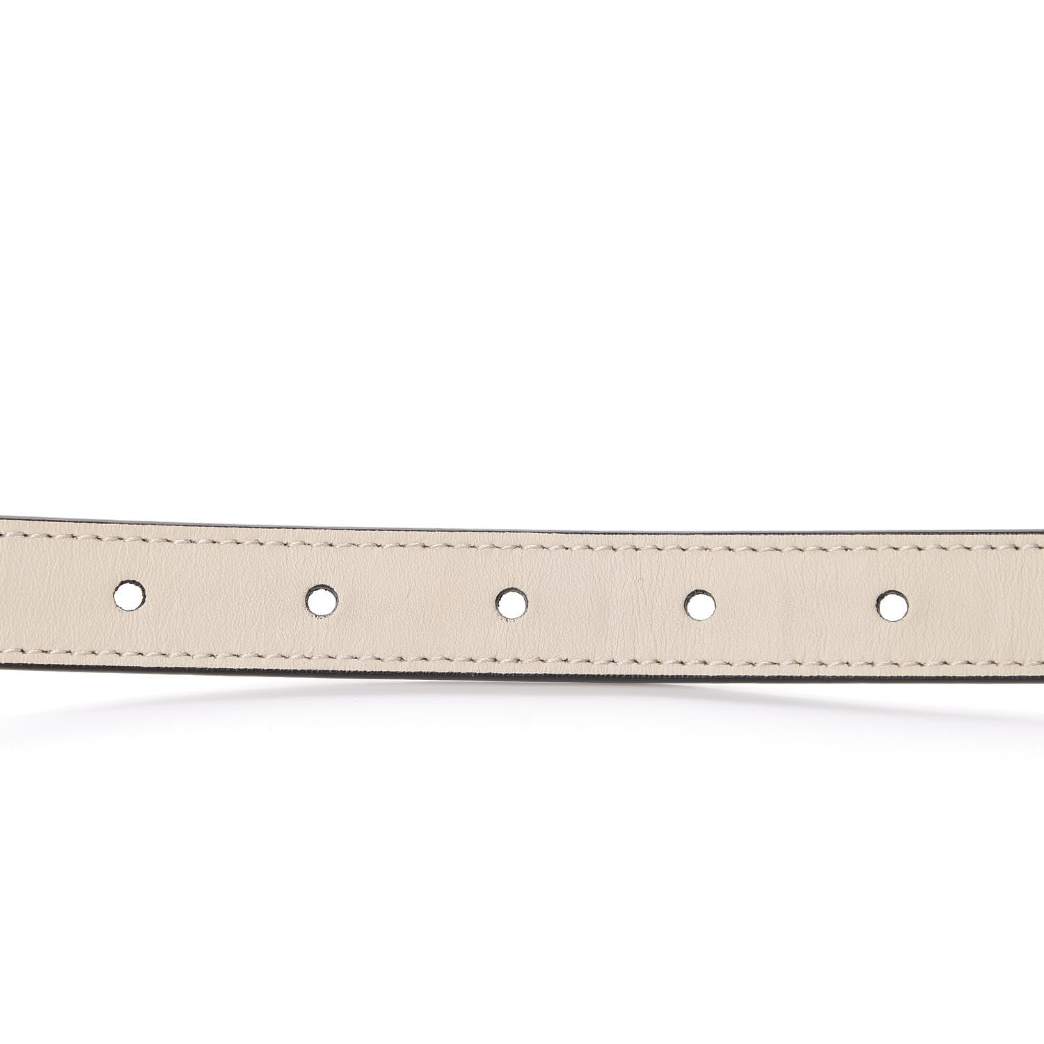 Gucci Calfskin Double G 20mm Belt 75 30 Mystic White 4 of 6