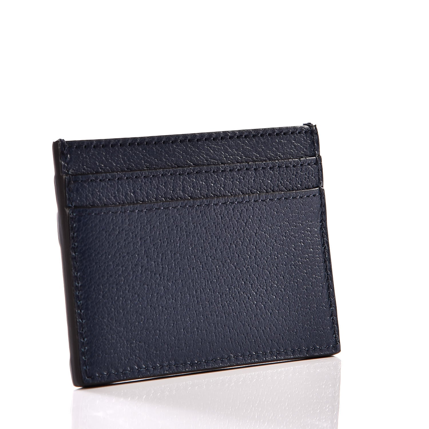 Gucci Textured Calfskin Ophidia Card Holder Blue Agata 2 of 9