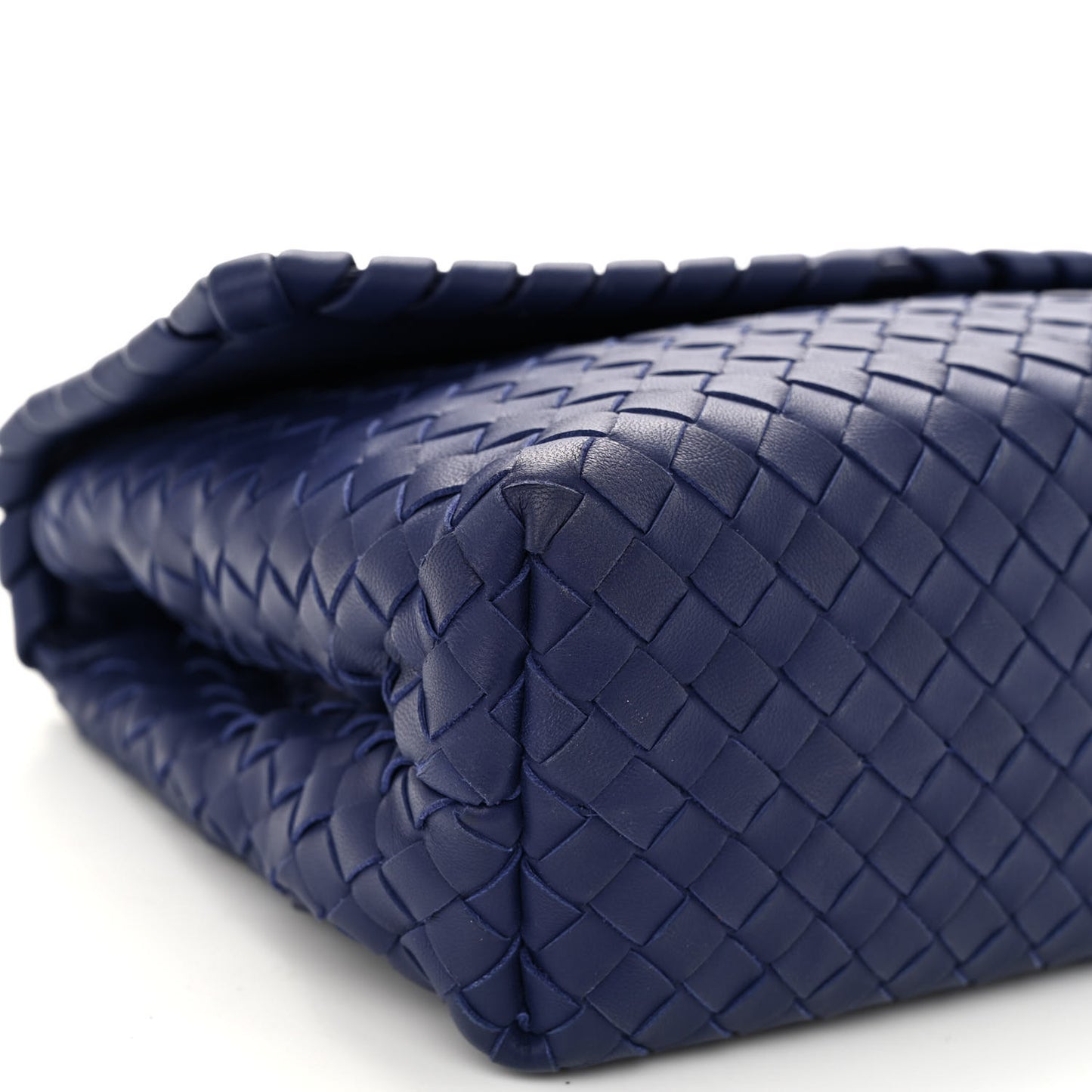 Nappa Intrecciato Medium Olimpia Shoulder Bag Atlantic