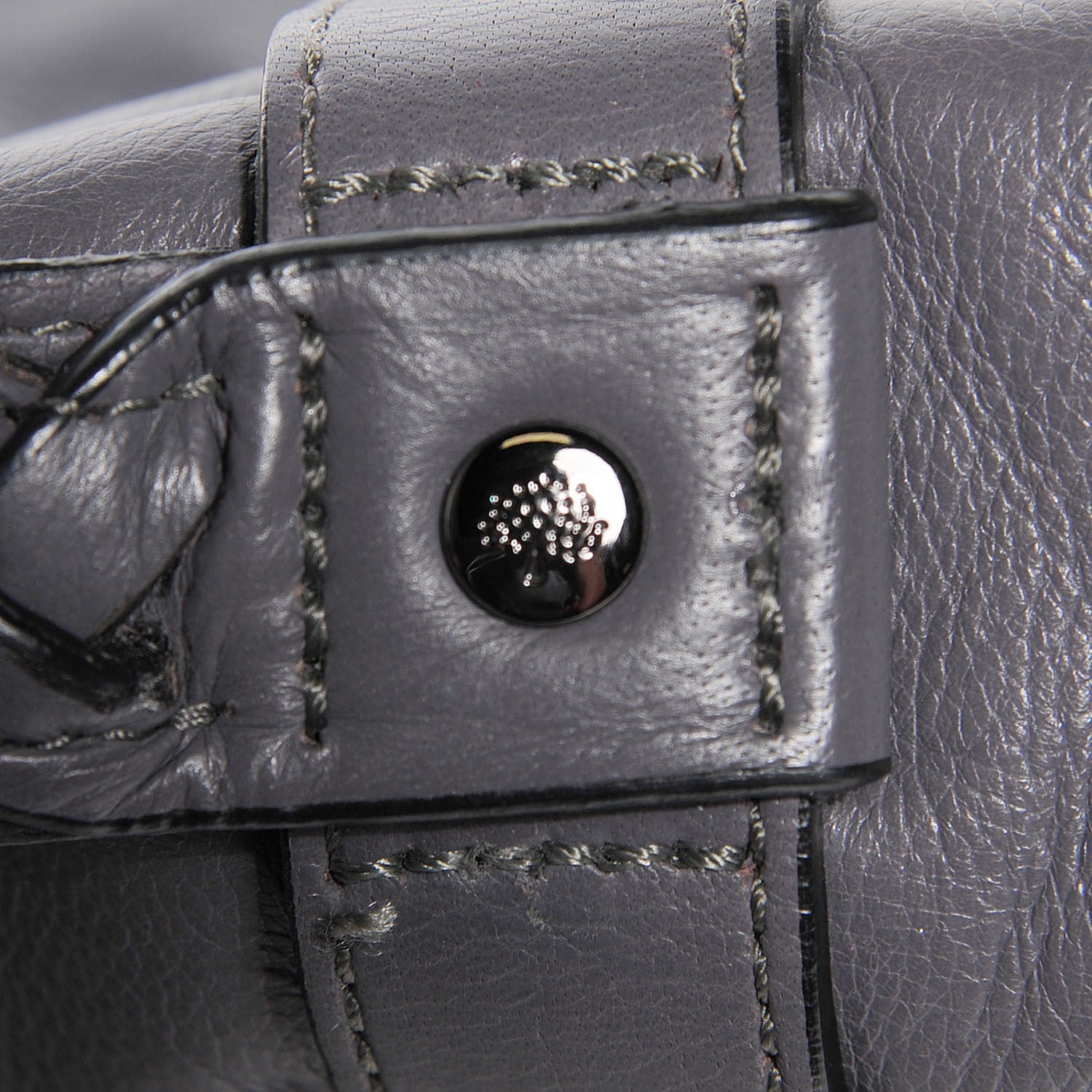 Mulberry Soft Buffalo Medium Alexa Foggy Grey 6 of 10