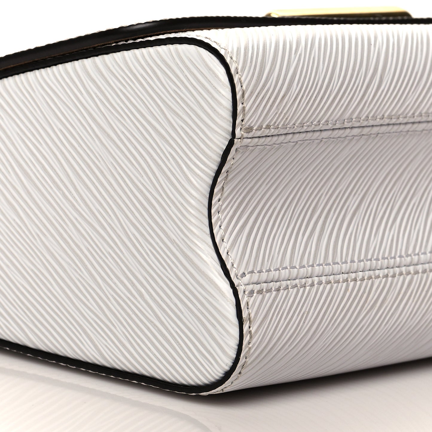 Epi Twist Shoulder Bag MM White