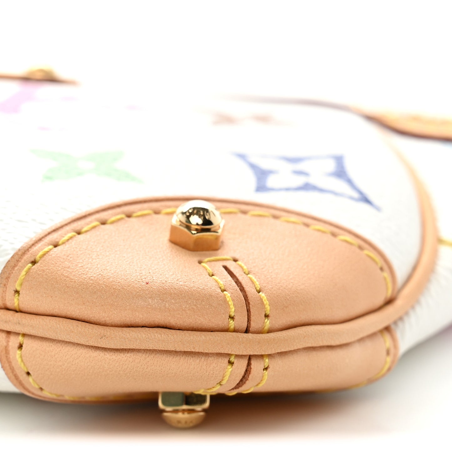 Monogram Multicolor Pochette Milla MM White