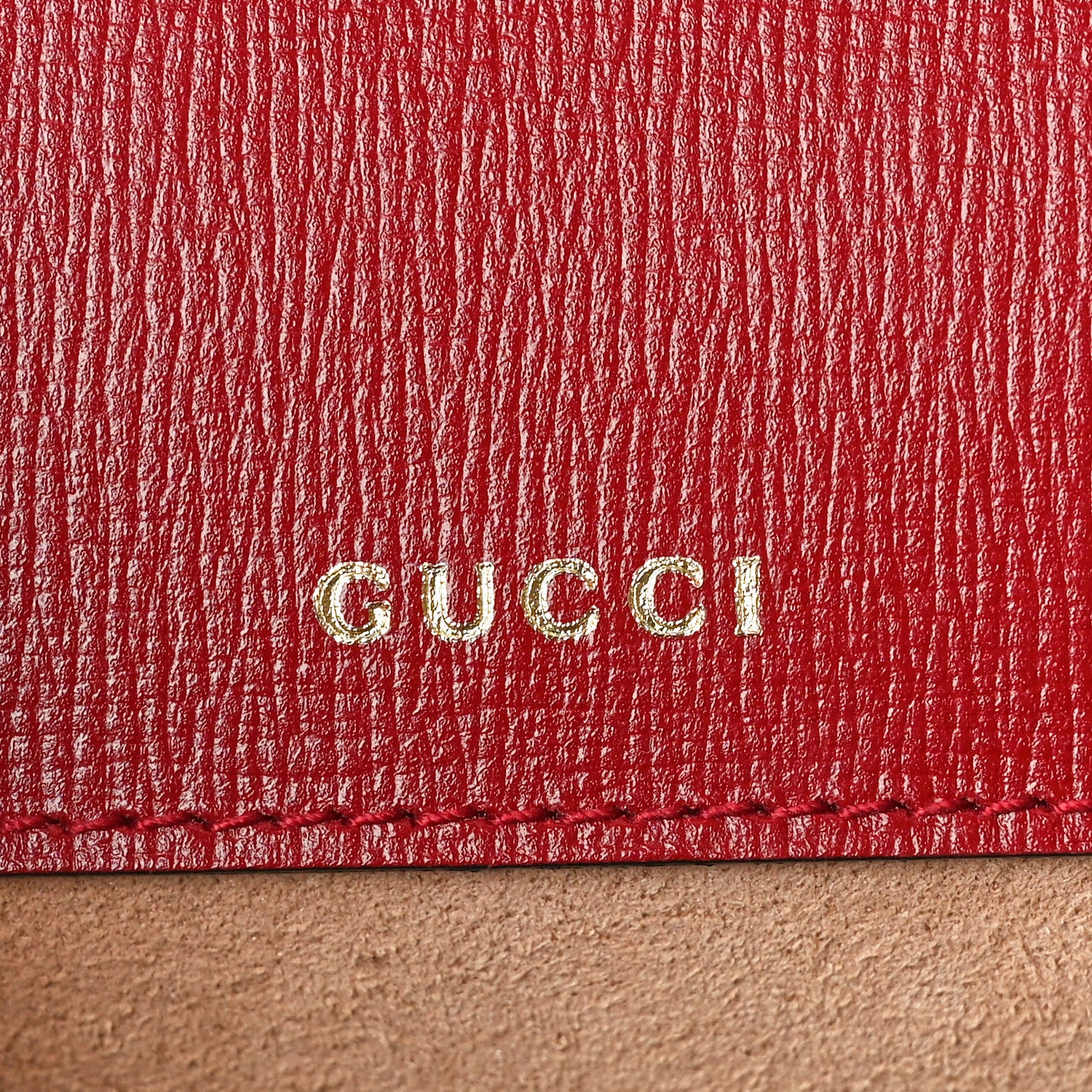 Gucci Azalea Calfskin Web Monochrome Horsebit 1955 Shoulder Bag New Cherry Red 6 of 11