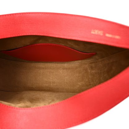 Loewe Satin Calfskin Jacquard Luna Bag Scarlet Red 5 of 9