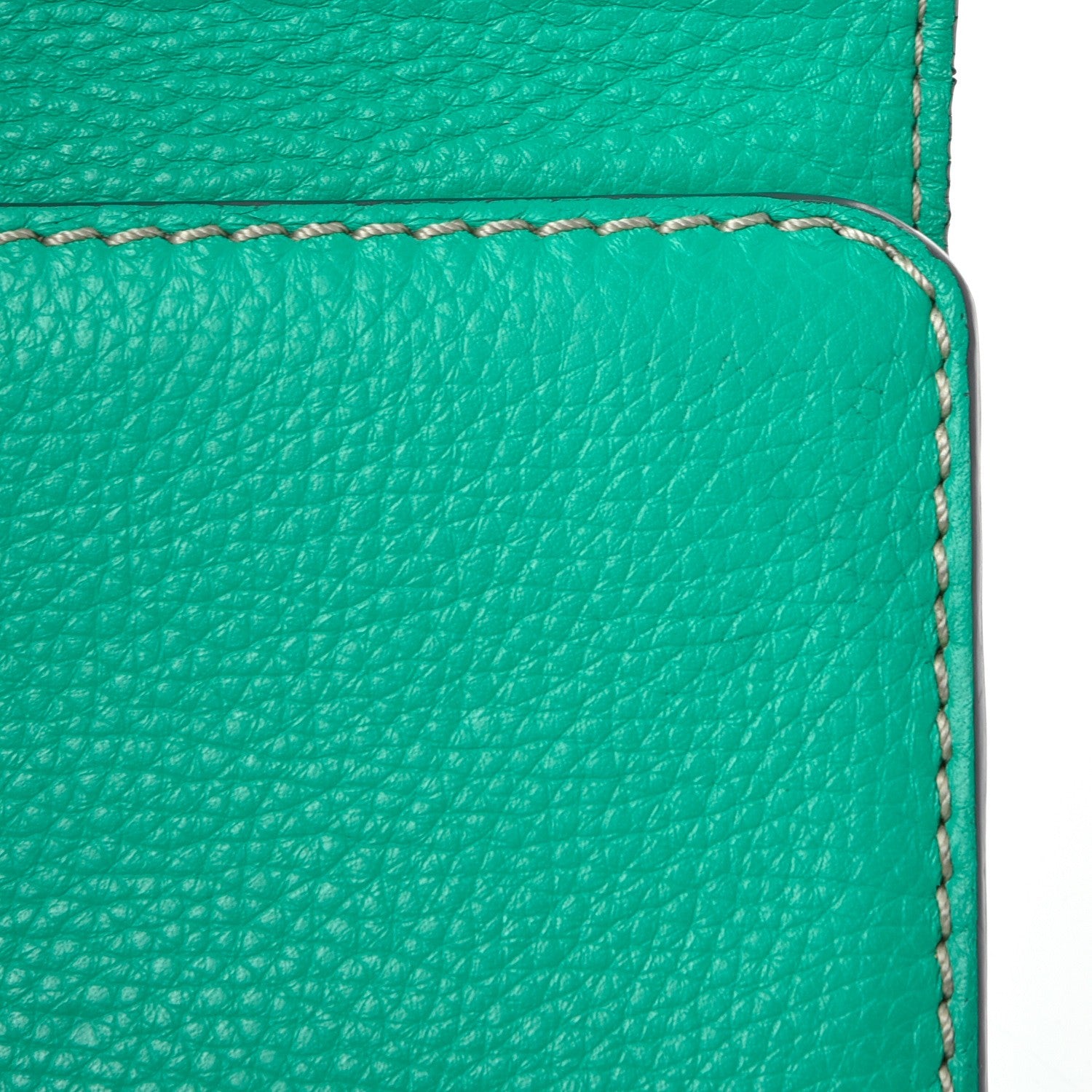 Chloe Calfskin Marcie Continental Flap Wallet Jade Green 9 of 10