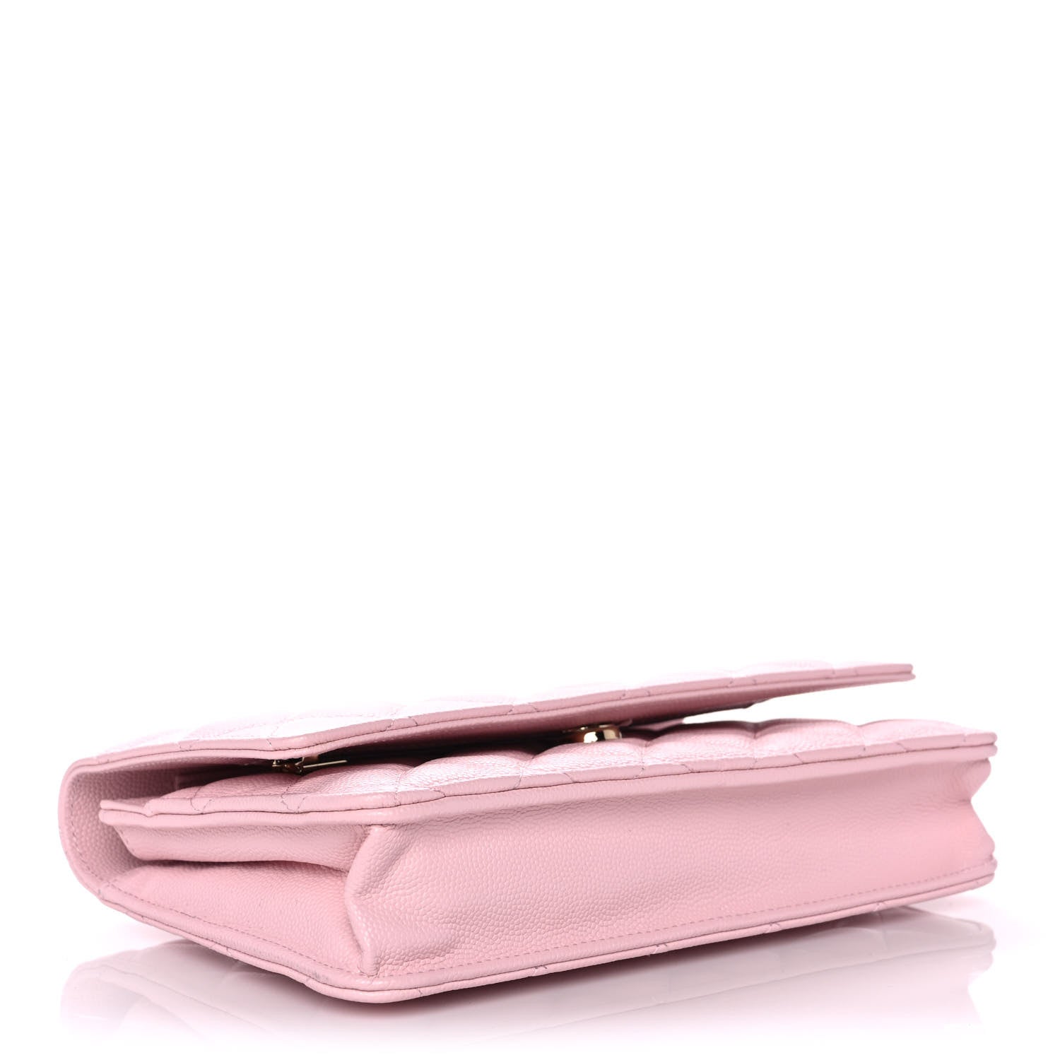 Chanel Caviar Quilted Wallet On Chain WOC Light Pink 3 of 11