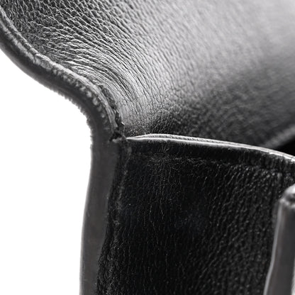 Saint Laurent Calfskin Monogram Large Belle De Jour Clutch Black 9 of 9