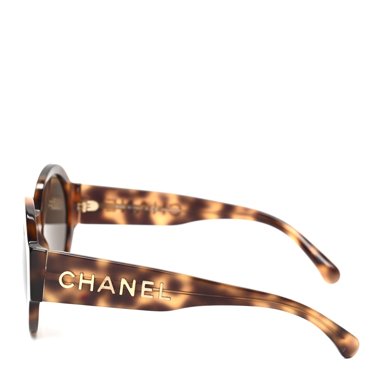 Acetate Polarized Round Sunglasses 5410 Tortoise