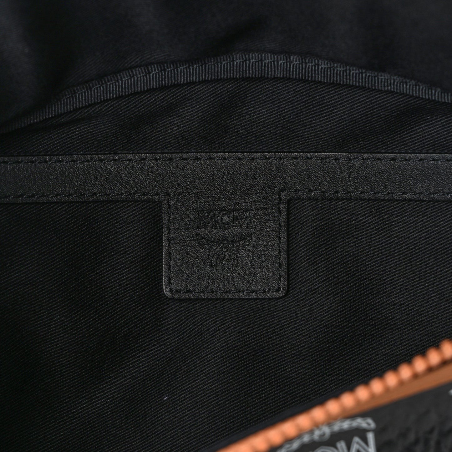 Visetos Small Fusten Belt Bag Black Cognac