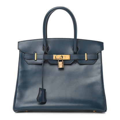 Hermes Box Birkin 30 Bleu Thalassa 1 of 16