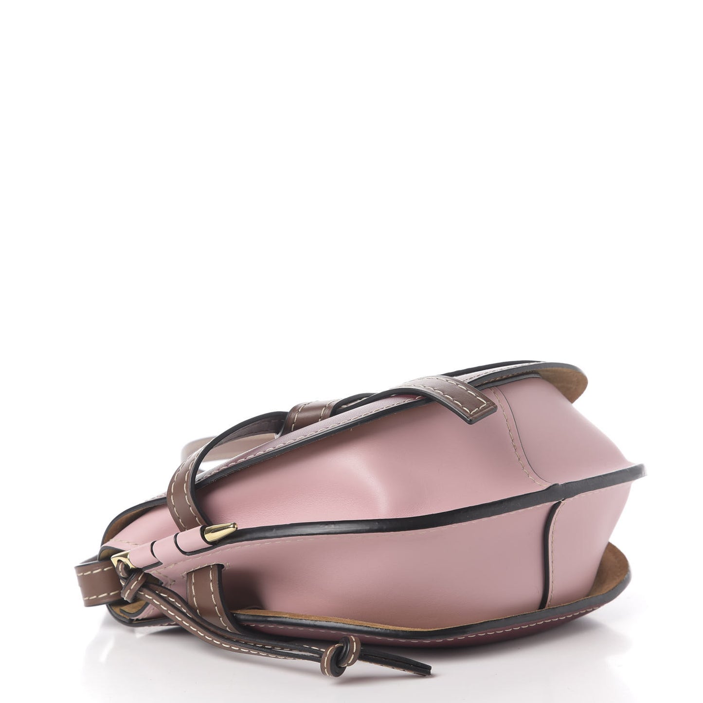 Calfskin Small Gate Crossbody Bag Wine Pastel Pink