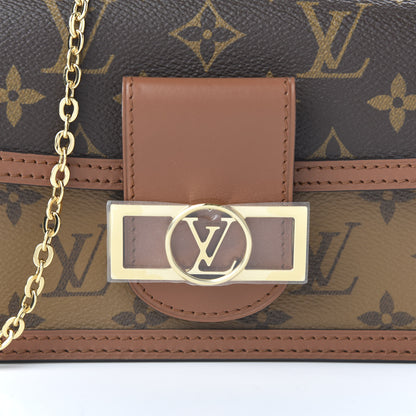 Louis Vuitton Reverse Monogram Dauphine Chain Wallet 9 of 9