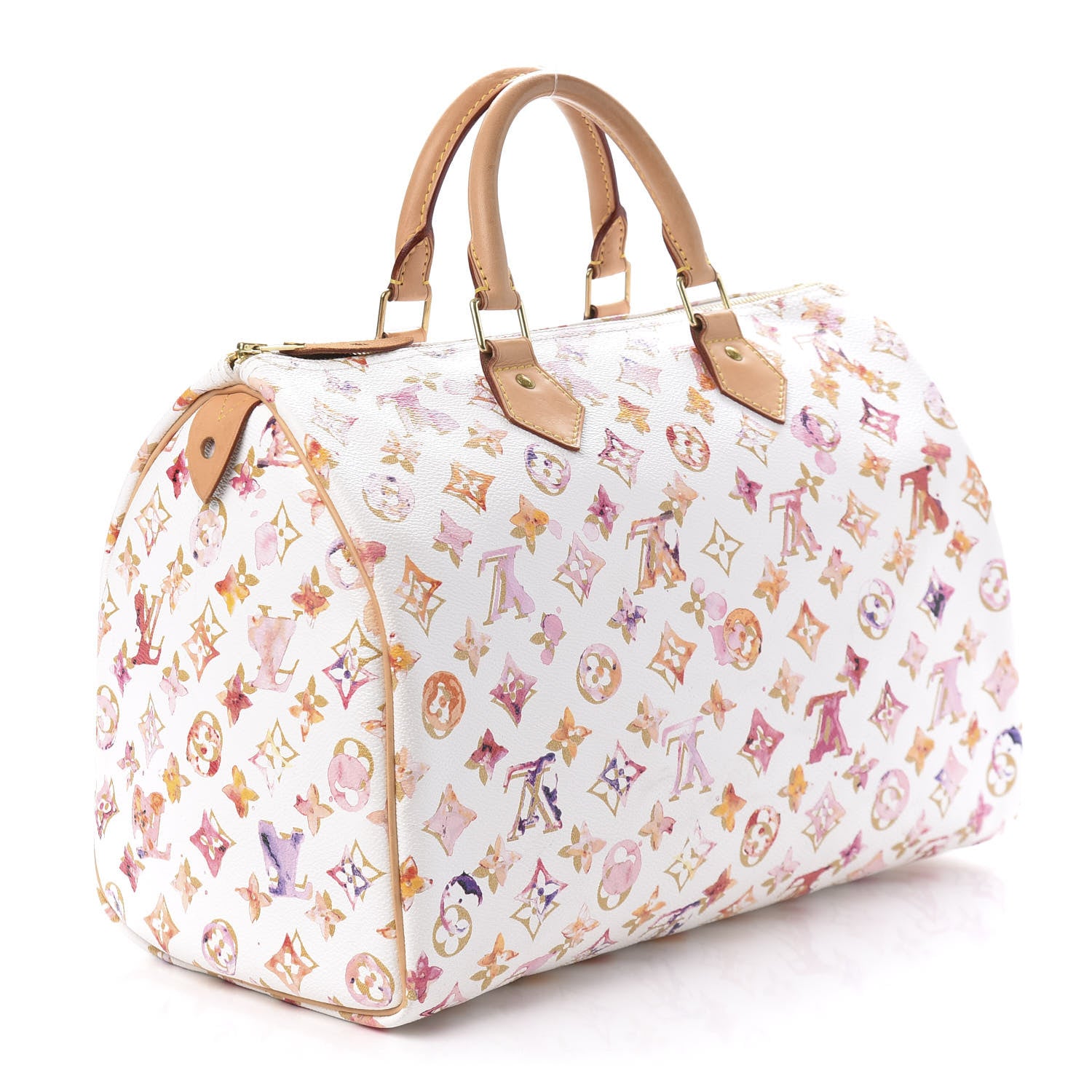 Louis Vuitton Watercolor Aquarelle Speedy 35 White 4 of 10