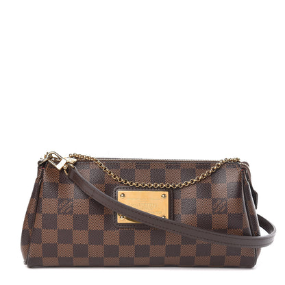 Louis Vuitton Damier Ebene Eva Clutch 1 of 10