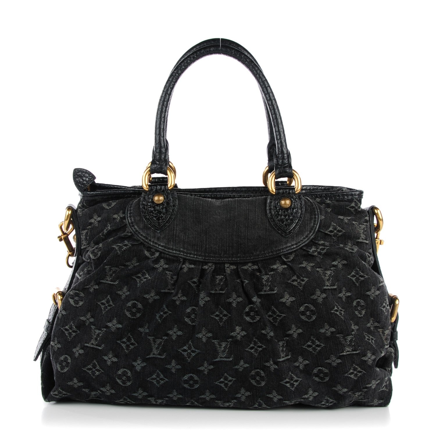 Louis Vuitton Denim Neo Cabby MM Black 1 of 7