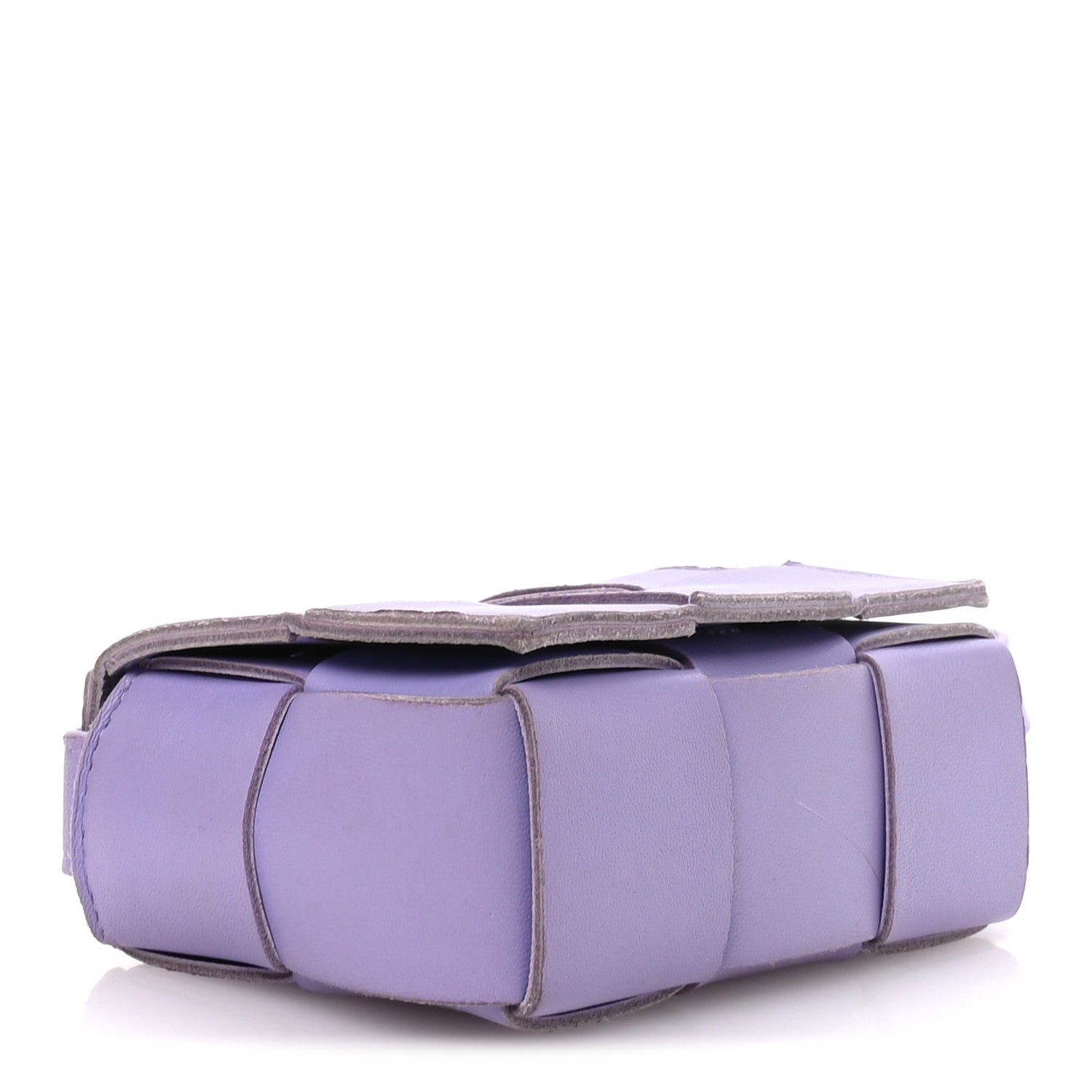 Bottega Veneta Lambskin Maxi Intrecciato Extra Mini Cassette