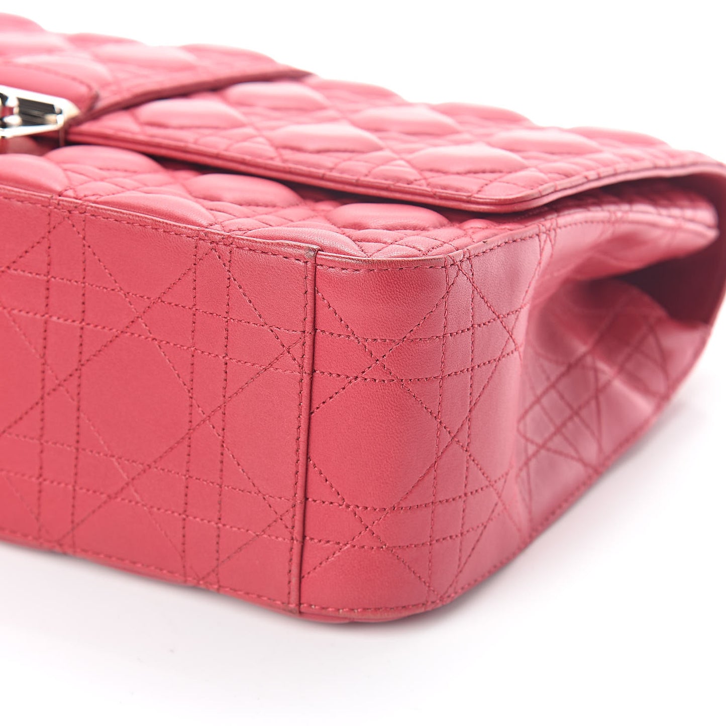Lambskin Cannage Large Miss Dior Flap Pink