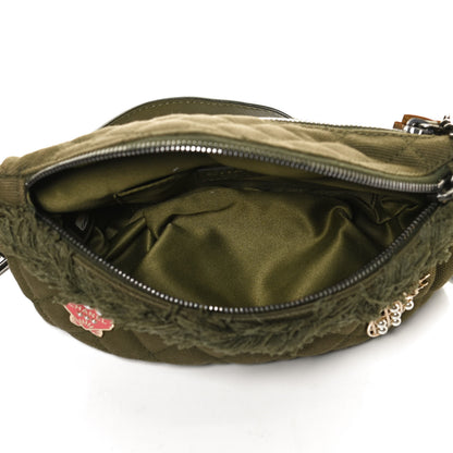 Chanel Canvas Lambskin Quilted Coco Cuba Charms Waist Bag Khaki 5 of 11
