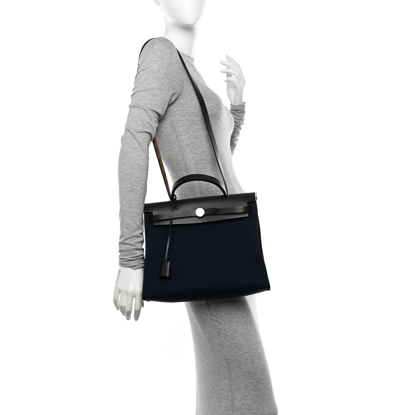 Toile Vache Hunter Herbag Zip PM Bleu Marine Ebene