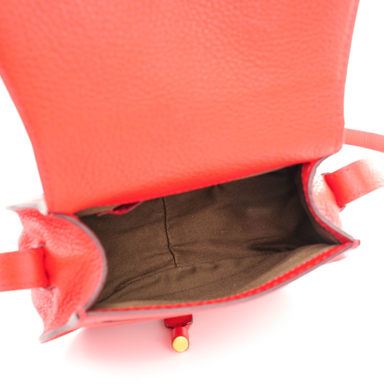 Chloe Calfskin Mini Marcie Round Crossbody Bag Red 5 of 9