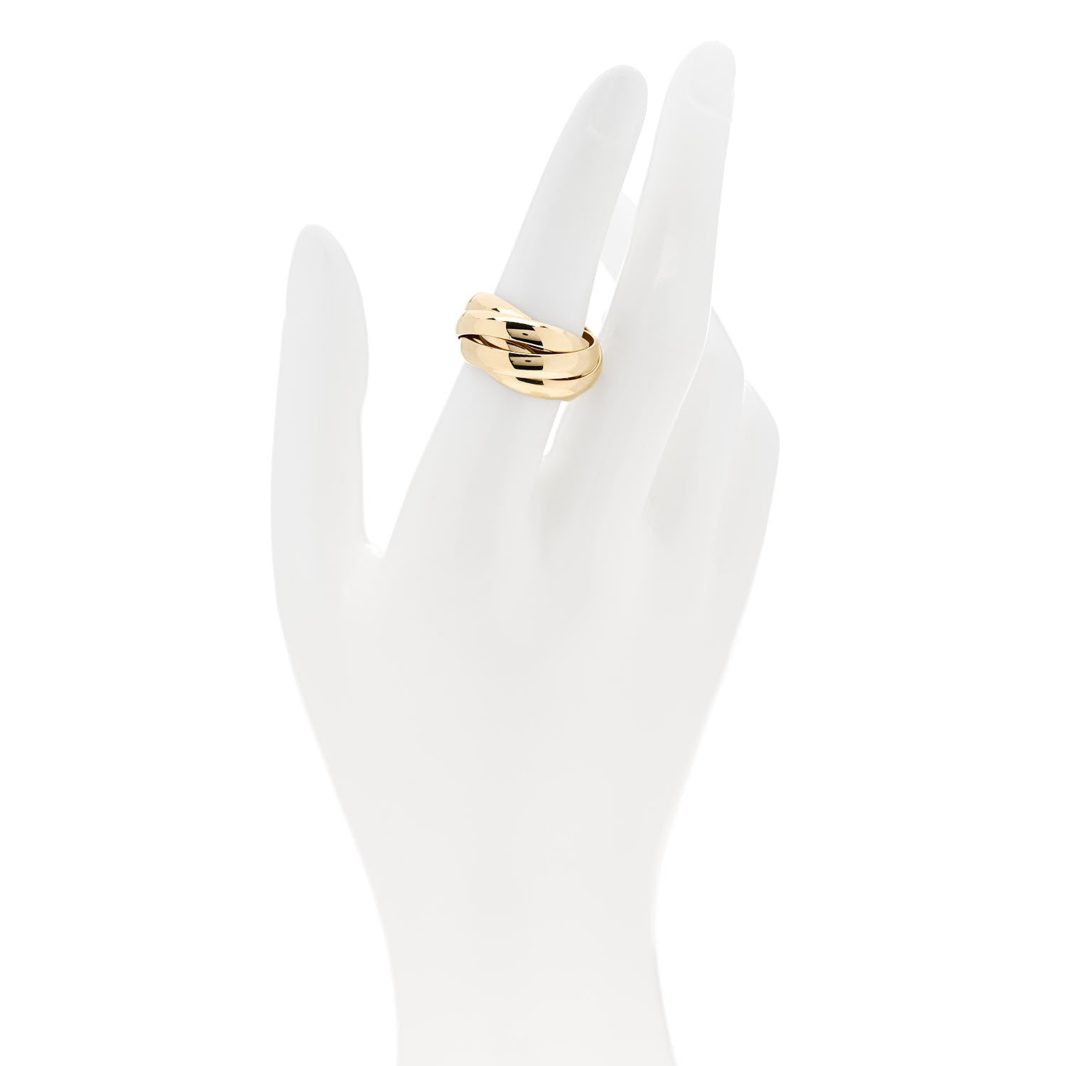 Tiffany 18K Yellow Gold Paloma's Melody Five-Band Ring 52 6 2 of 5