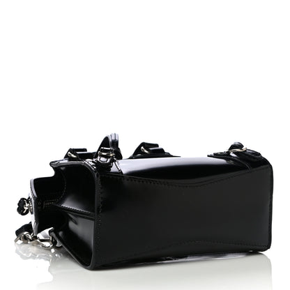 Balenciaga Shiny Calfskin Neo Classic Hardware Nano City Crossbody Black 4 of 9