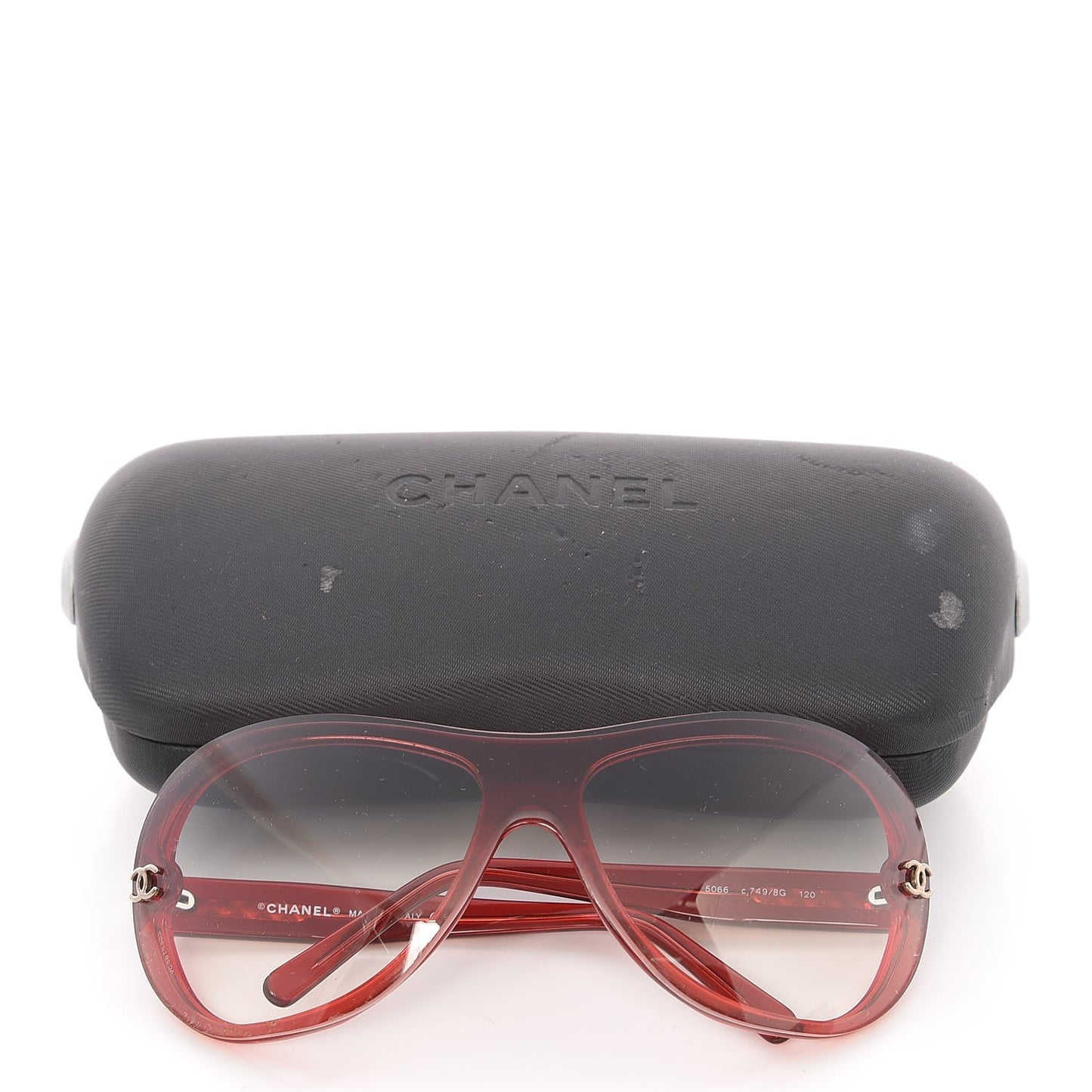 CC Logo Sunglasses 5066 Red