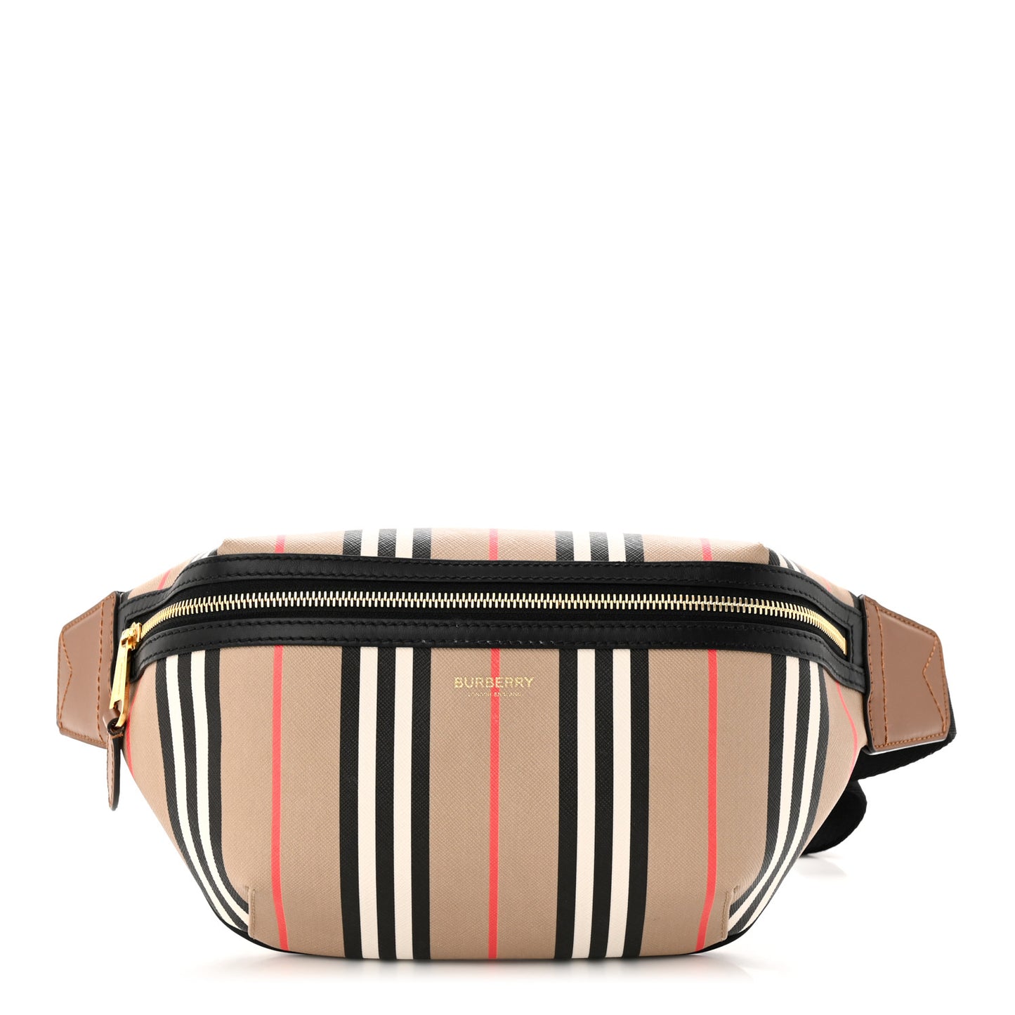 E-Canvas Icon Stripe Sonny Bum Bag Archive Beige