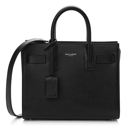 Saint Laurent Grain De Poudre Nano Sac De Jour Black 1 of 9