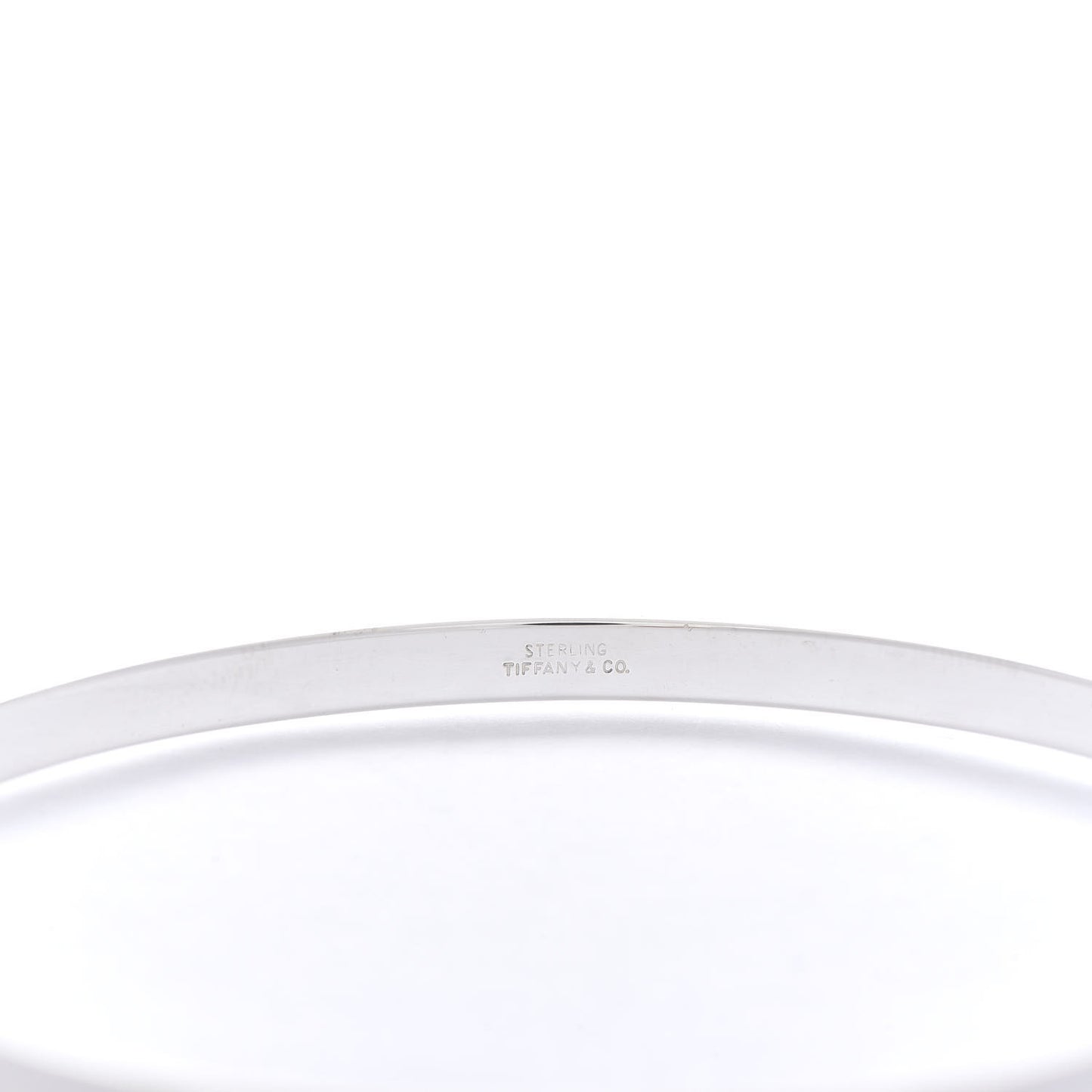 Sterling Silver 4mm Knife Edge Bangle Bracelet