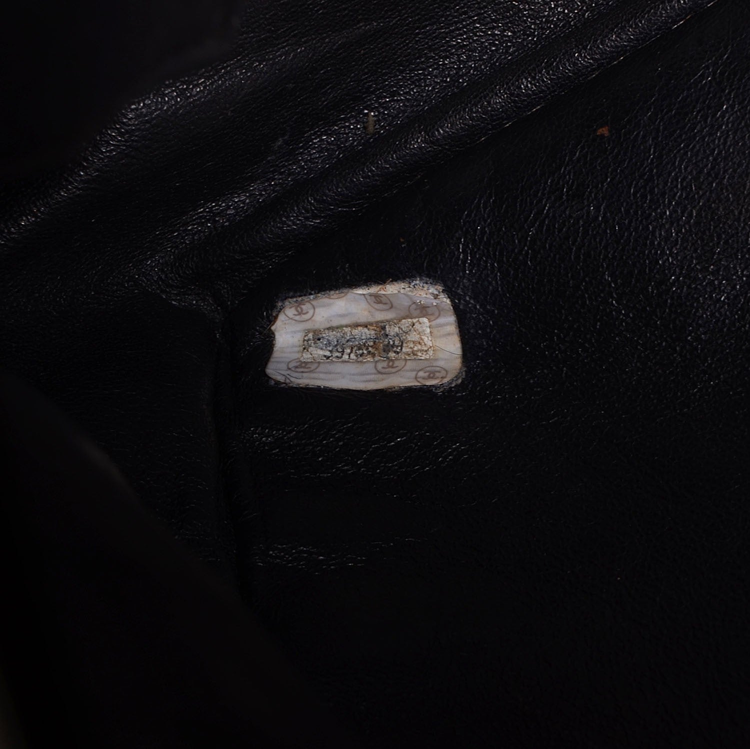 Chanel Lambskin Jumbo Shoulder Bag Black 8 of 8
