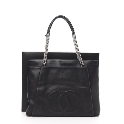 Chanel Caviar Large CC Tuck Tote Black 11 of 11