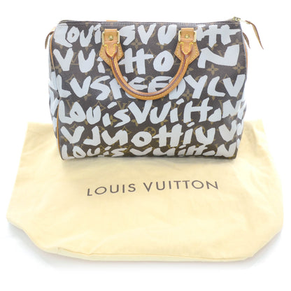 Louis Vuitton Monogram Graffiti Speedy 30 Silver 10 of 10
