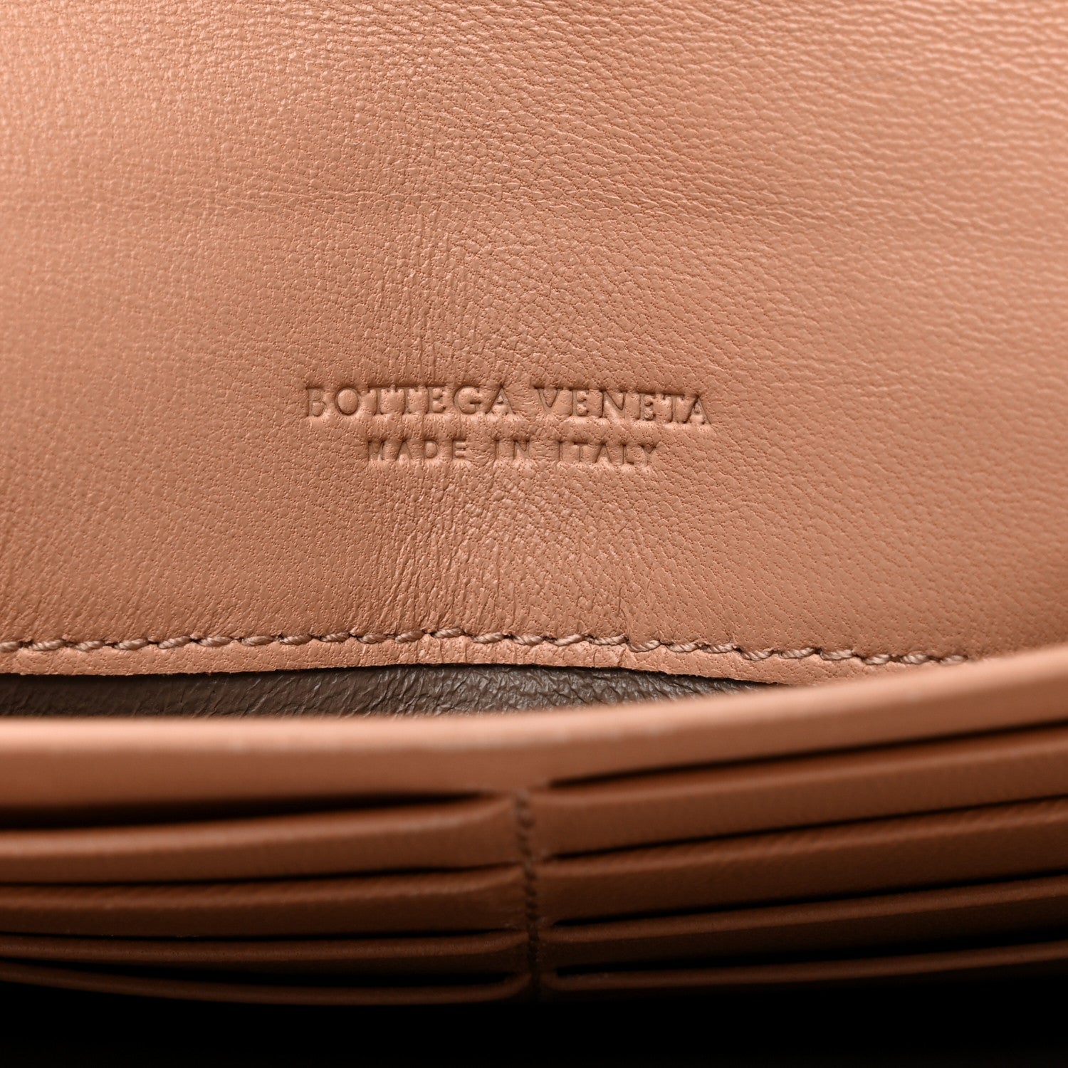Bottega Veneta Cervo Intrecciato Continental Flap Wallet Cipria 6 of 9