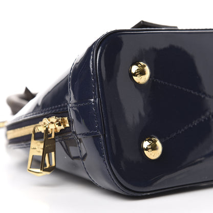 Louis Vuitton Patent Monogram Alma BB Marine 6 of 9