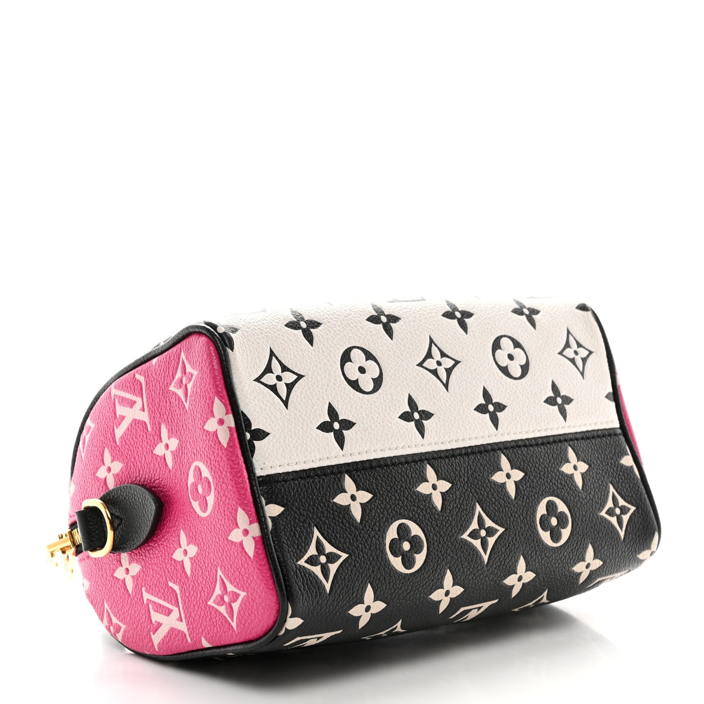 Empreinte Monogram Spring in the City Speedy Bandouliere 20 Black White Pink
