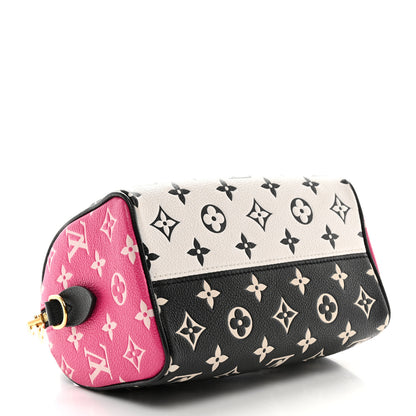 Louis Vuitton Empreinte Monogram Spring in the City Speedy Bandouliere 20 Black White Pink 4 of 9