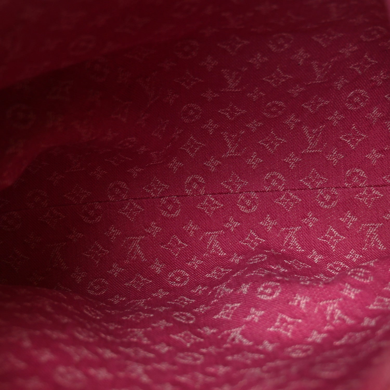 Louis Vuitton Denim Baggy PM Fuchsia 5 of 9