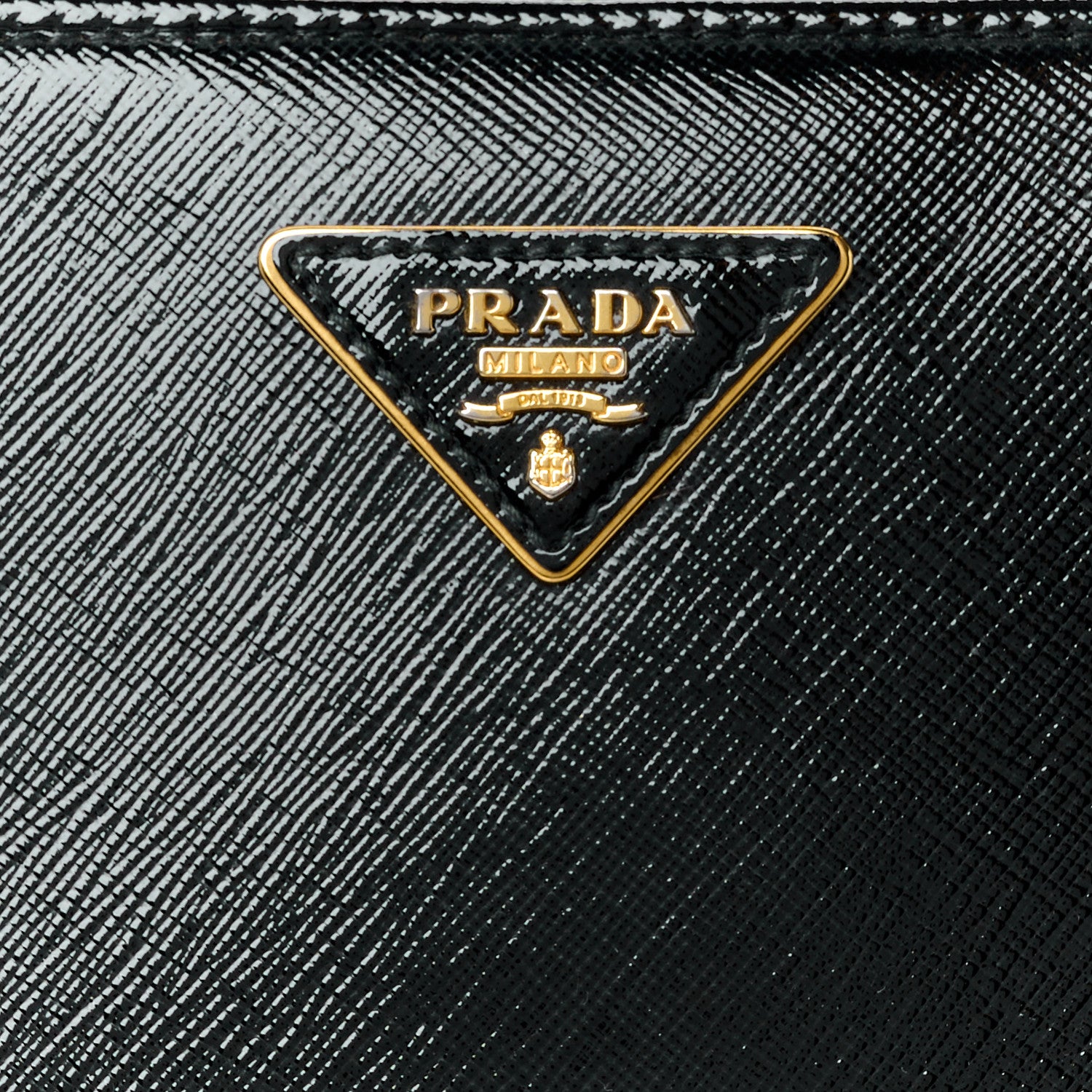 Prada Saffiano Vernice Open Promenade Tote Black Rosso 8 of 11