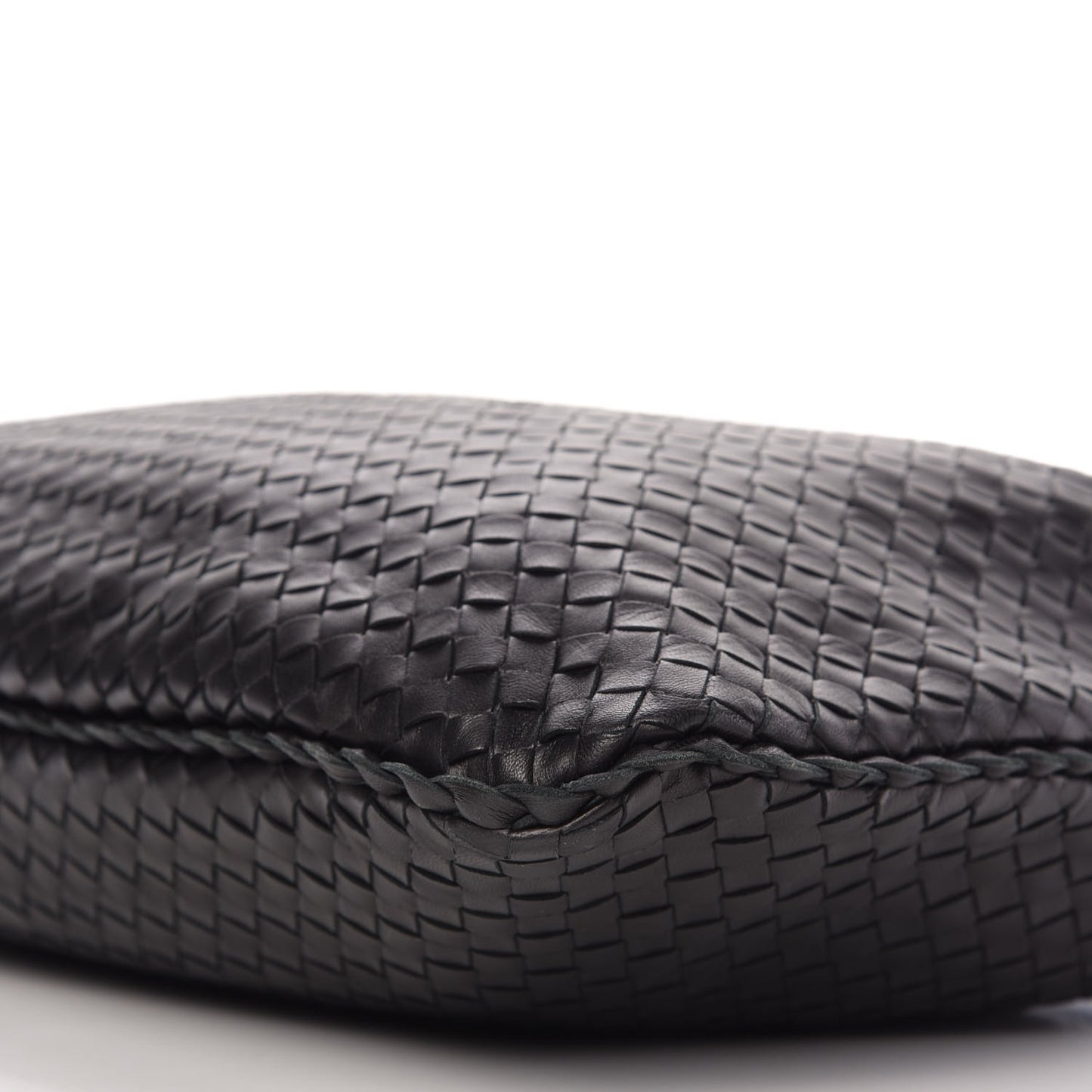 Nappa Intrecciato Large Veneta Hobo Black