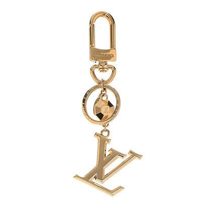 Louis Vuitton LV Facettes Bag Charm Key Holder Gold 1 of 6