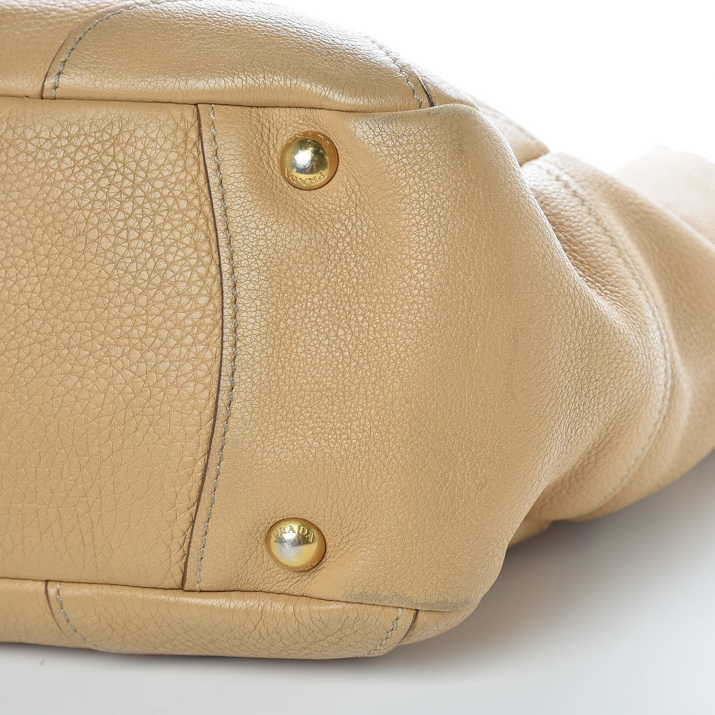 Vitello Daino Side Pocket Hobo Sabbia