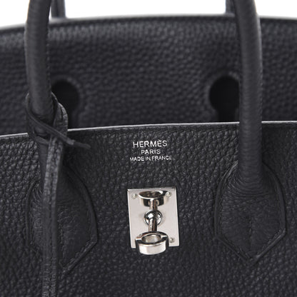 Hermes Togo Birkin 25 Black 5 of 11