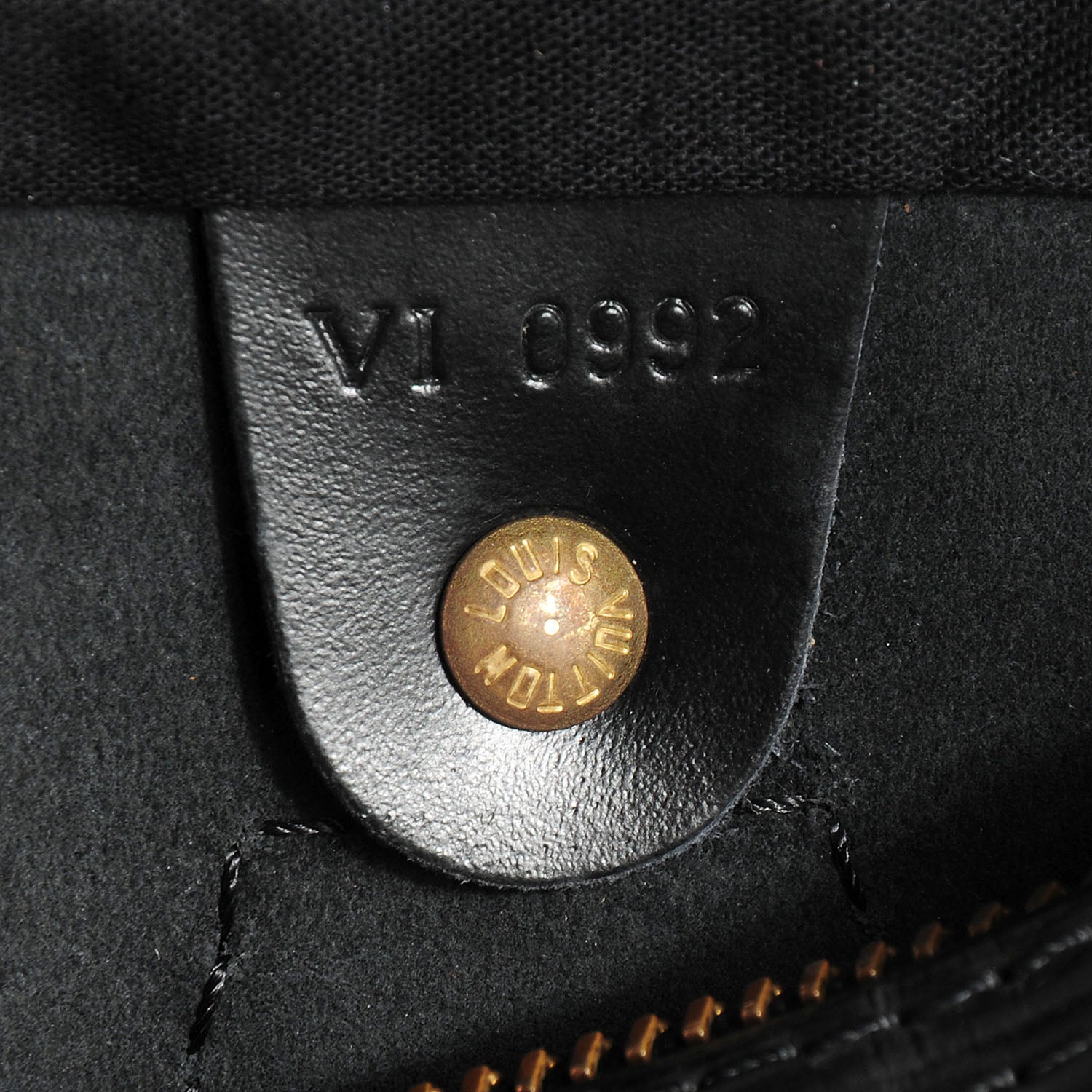 Louis Vuitton Epi Speedy 25 Black 7 of 7