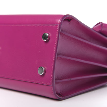 Saint Laurent Calfskin Baby Sac De Jour Fuchsia 7 of 8
