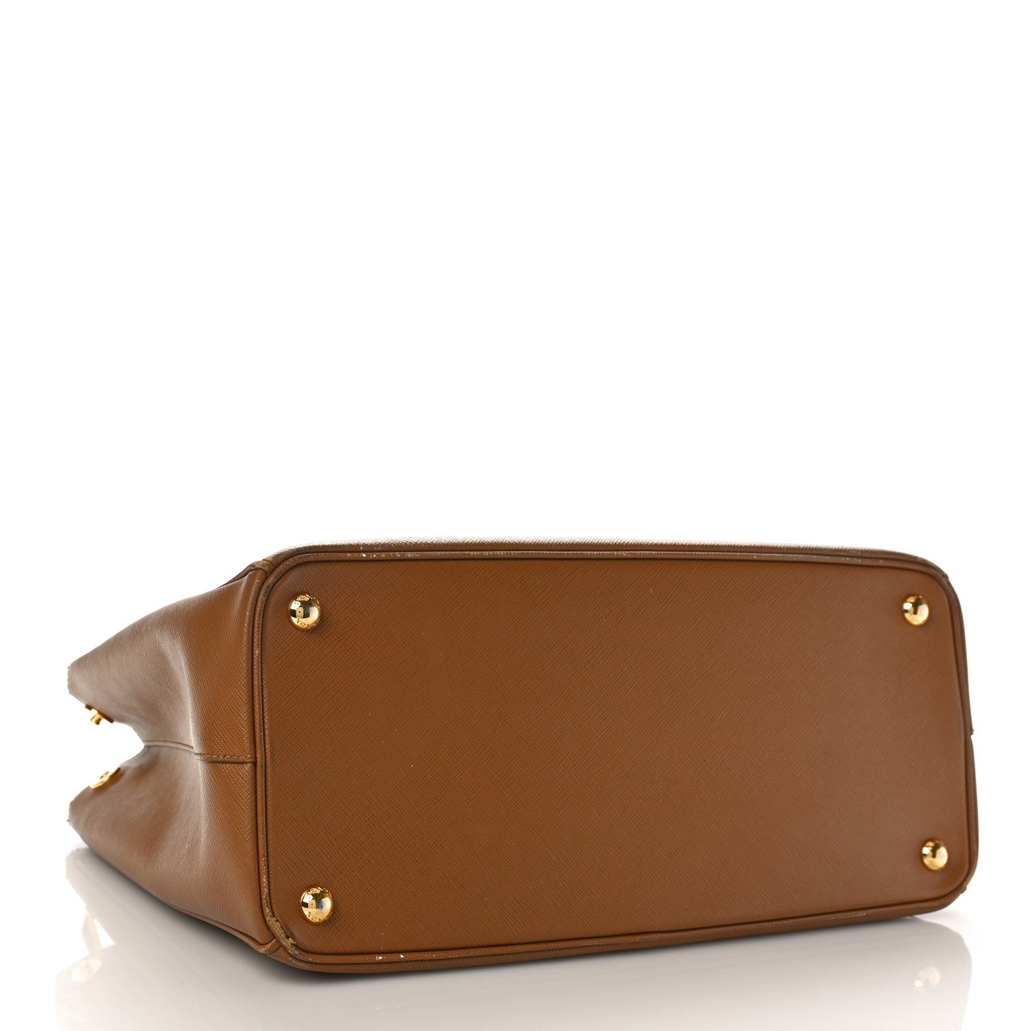 Prada Saffiano Medium Galleria Double Zip Tote Caramel 4 of 12