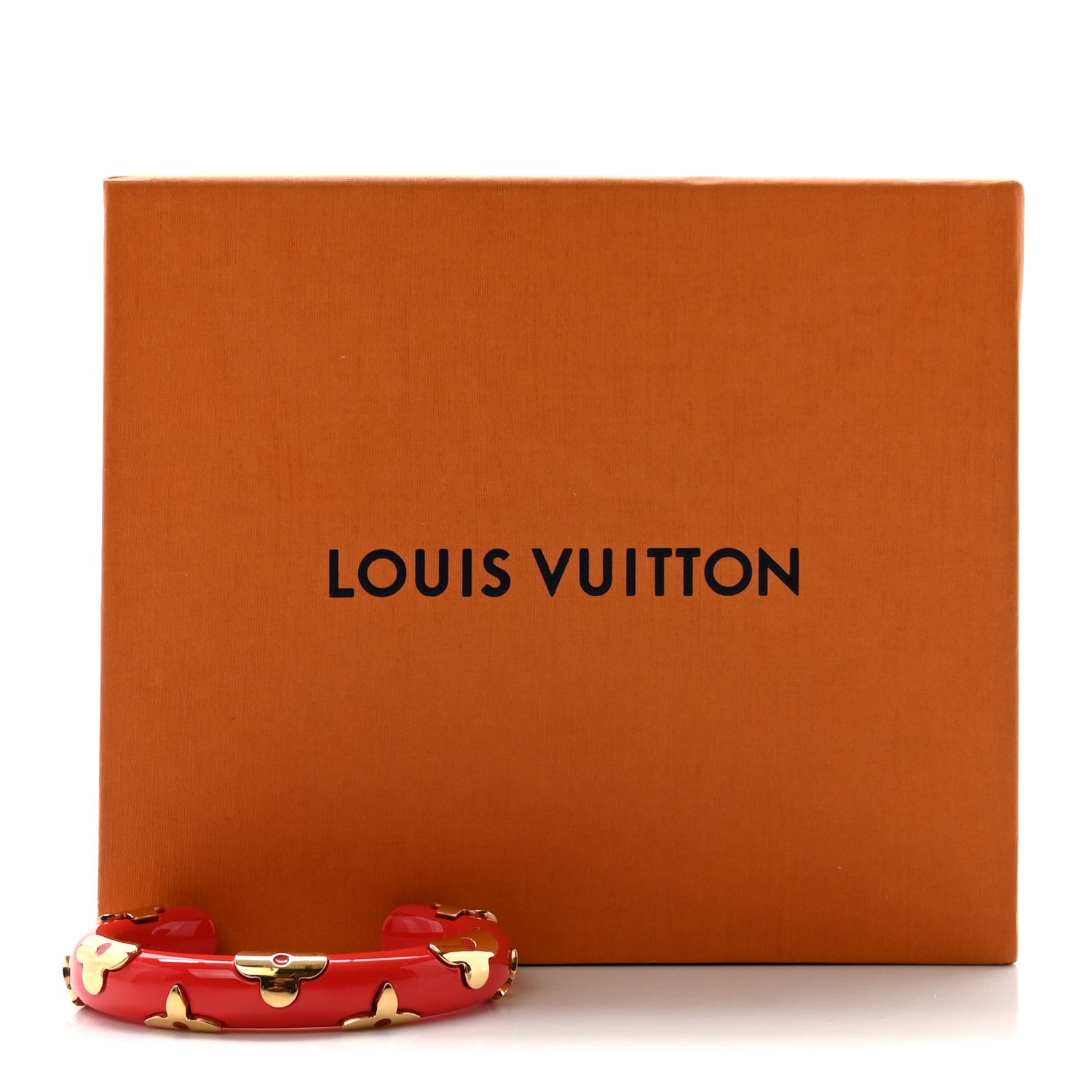 Louis Vuitton Resin Daily Monogram Bracelet S Red 6 of 6