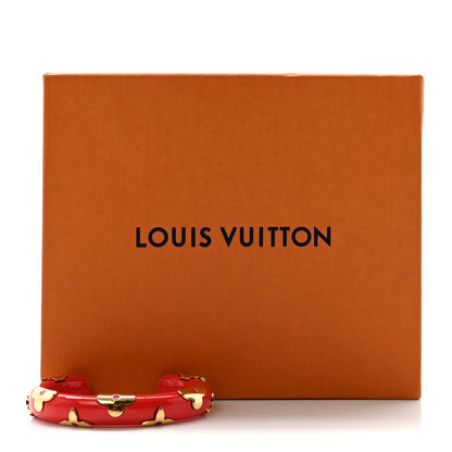 Louis Vuitton Resin Daily Monogram Bracelet S Red 6 of 6