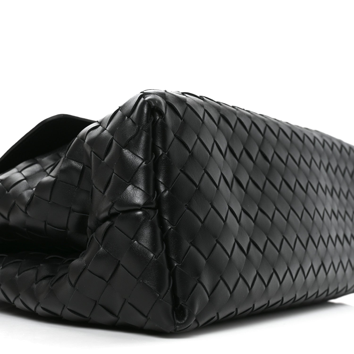Bottega Veneta Grained Calfskin Intrecciato Andiamo Messenger Bag Black 10 of 11